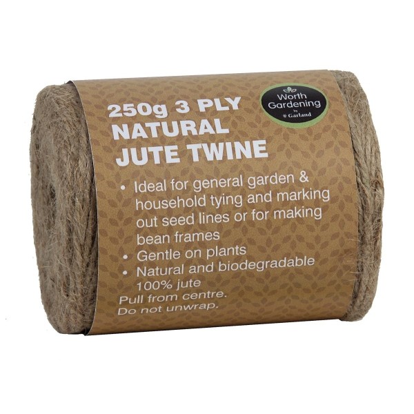 3 plis de ficelle de jute naturelle 250g