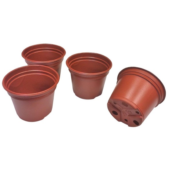 18 pots de remplacement de 9 cm sur plateau