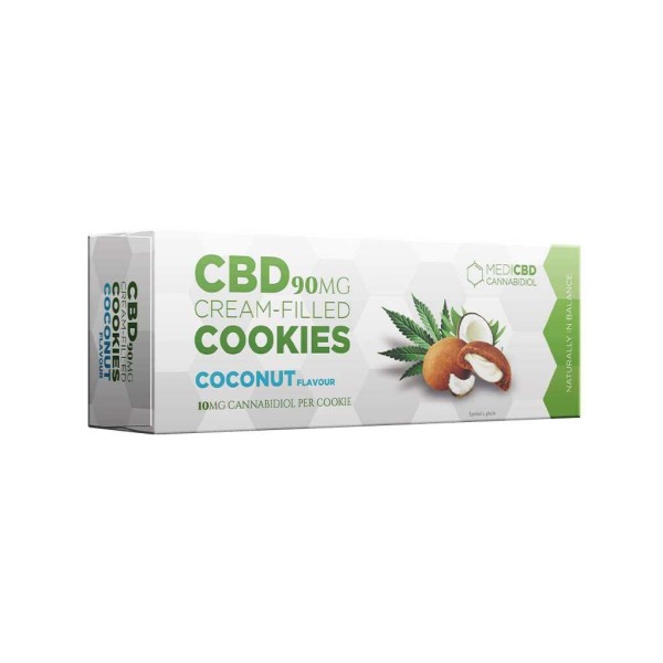 Cookies chocolat CBD & crème noix de coco | MEDICBD