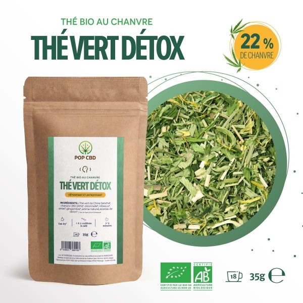 Thé CBD bio détox | POP CBD