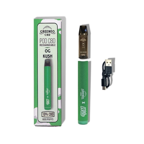 Vape pen CBD 10% OG Kush | GREENEO