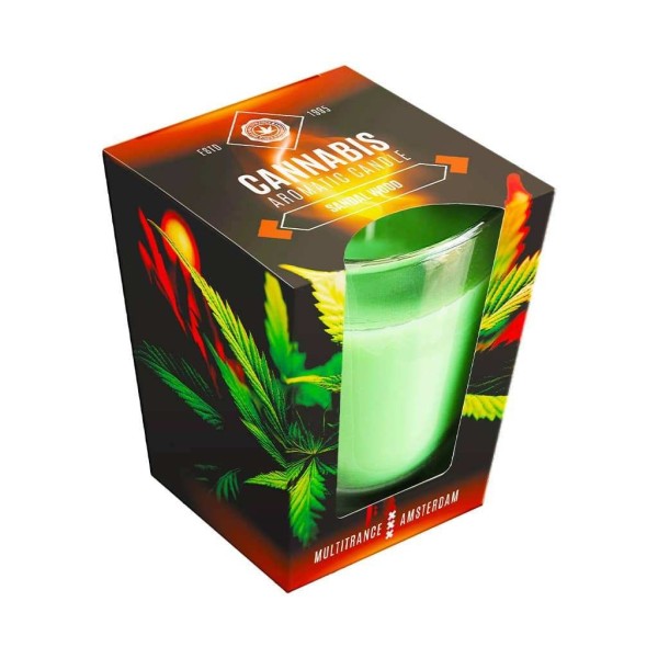 Bougie parfumée au Cannabis Sandal Wood | MULTITRANCE