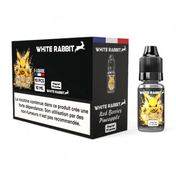 E-liquide White Rabbit 2% Red Berries Pineapple 10ml