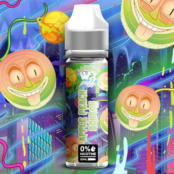 E-liquide WHITE RABBIT Apple Peach Bonbon 50ml