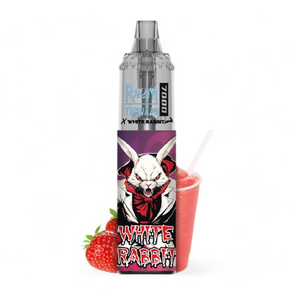 Puff Tornado 7000 White Rabbit Strawberry Slush