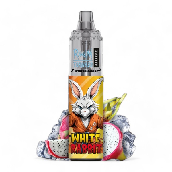 Puff Tornado 7000 Dragon Fruit Ice White Rabbit