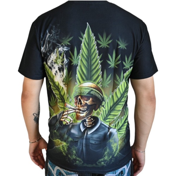 T-shirt Cannabis Skull