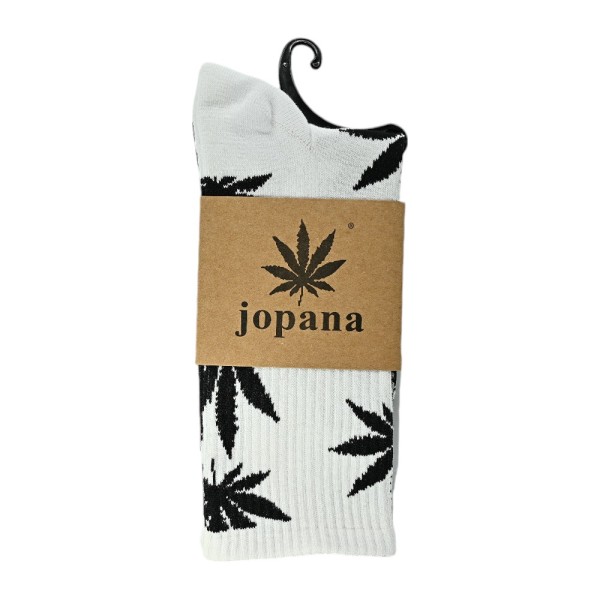 Chaussettes Cannabis Blanches