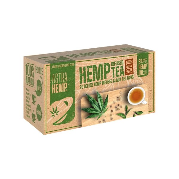 Thé CBD black | ASTRA HEMP