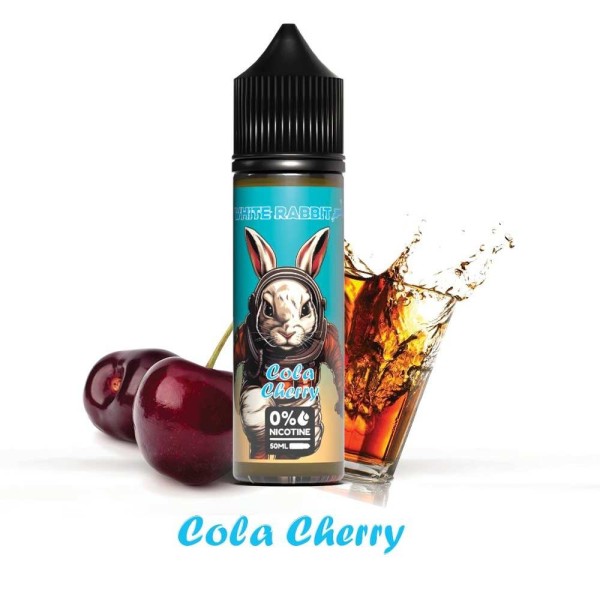 E-liquide Cola Cherry White Rabbit 0% 50ml