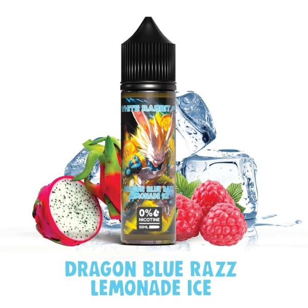 E-liquide Dragon Blue Razz Lemonade White Rabbit 0% 50ml