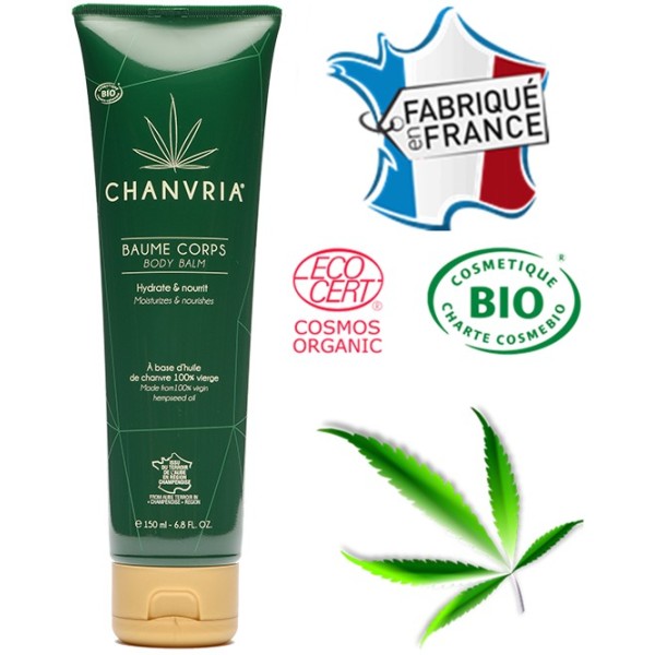 Baume corps huile de chanvre bio | CHANVRIA