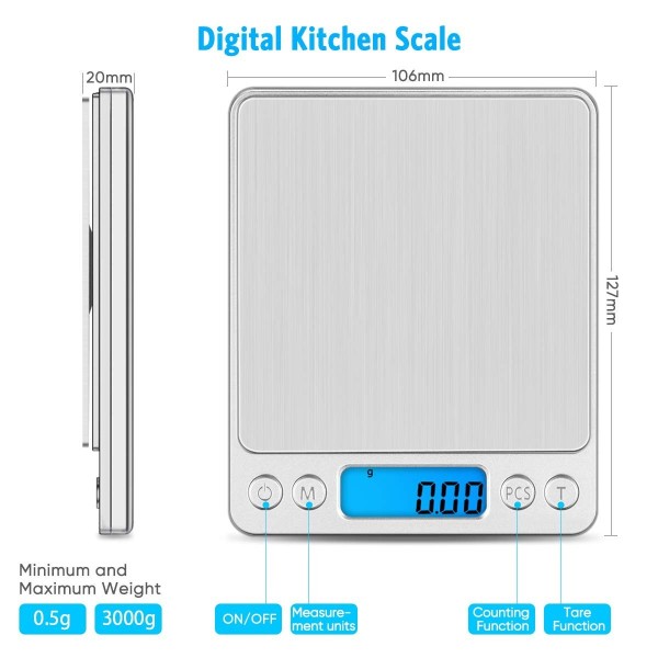 Balance de précision de 0,01g à 500g