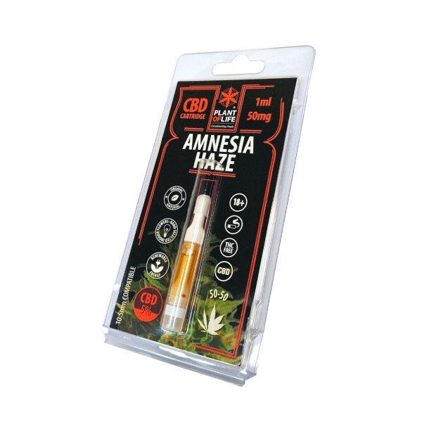 Cartouche e-liquide CBD Amnesia Haze | PLANT OF LIFE