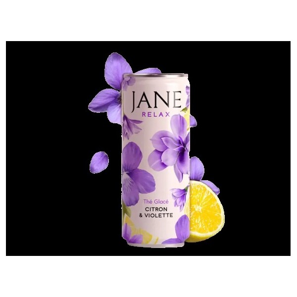 Thé CBD violette citron bio | JANE