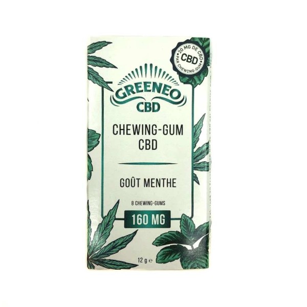 Chewing-gum CBD menthe | GREENEO