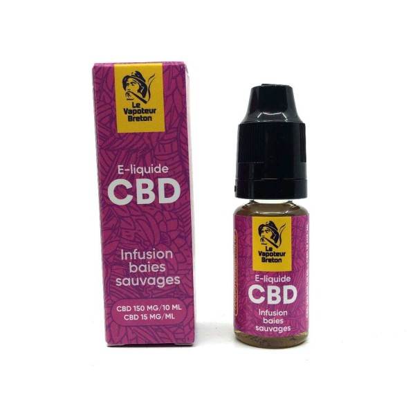 E-liquide CBD baies sauvages 150mg | LE VAPOTEUR BRETON