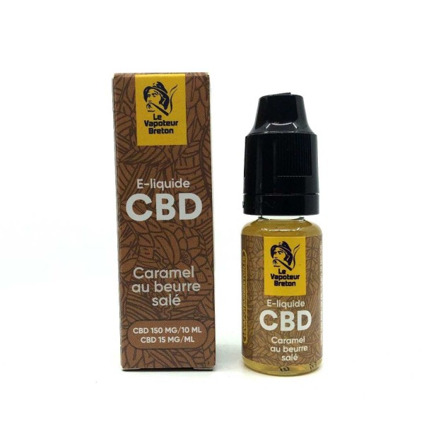 E-liquide CBD caramel 150mg | LE VAPOTEUR BRETON