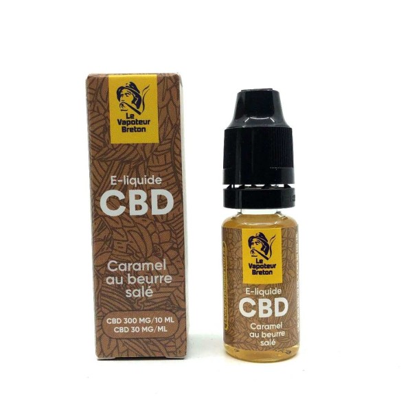 E-liquide CBD caramel 300mg | LE VAPOTEUR BRETON