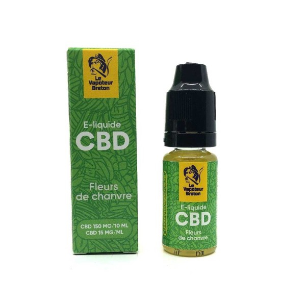 E-liquide CBD fleurs de chanvre 150mg | LE VAPOTEUR BRETON