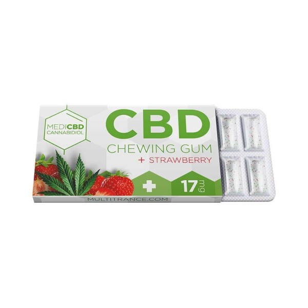 Chewing-gum CBD fraise | MEDICBD